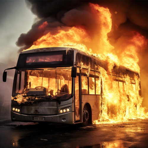 bus fire protection, engine fire suppression system